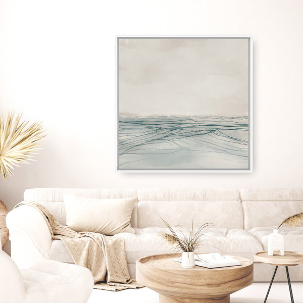 Still Sea (Square) Canvas Print