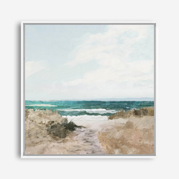 Beach Path (Square) Canvas Print