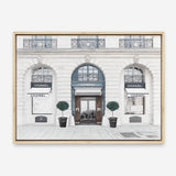 Shop 31 Rue Cambon I Canvas Print a Paris France Fashion style themed painted framed canvas wall art print from The Print Emporium artwork collection - Buy Australian made fine art painting style stretched canvas prints for the home and your interior decor space, TPE-745-CA-35X46-NF