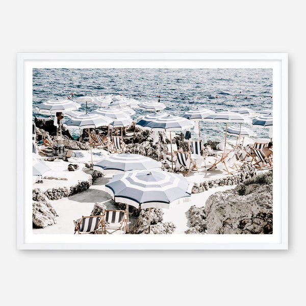Shop A Day At Fontelina III Photo Art Print a coastal themed photography wall art print from The Print Emporium wall artwork collection - Buy Australian made fine art poster and framed prints for the home and your interior decor, TPE-860-AP
