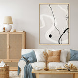 Shop Abstract Forms I Canvas Print a painted abstract themed framed canvas wall art print from The Print Emporium artwork collection - Buy Australian made fine art painting style stretched canvas prints for the home and your interior decor space, TPE-1211-CA-35X46-NF