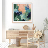 Shop Abstract Layers III Sunrise (Square) Art Print a painted abstract themed wall art print from The Print Emporium wall artwork collection - Buy Australian made fine art painting style poster and framed prints for the home and your interior decor room, TPE-WA-73162-AP