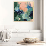 Shop Abstract Layers III Sunrise (Square) Canvas Print a painted abstract themed framed canvas wall art print from The Print Emporium artwork collection - Buy Australian made fine art painting style stretched canvas prints for the home and your interior decor space, TPE-WA-73162-CA-40X40-NF