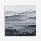 Shop Abstract Mountain Range I (Square) Canvas Print a painted abstract themed framed canvas wall art print from The Print Emporium artwork collection - Buy Australian made fine art painting style stretched canvas prints for the home and your interior decor space, TPE-398-CA-40X40-NF