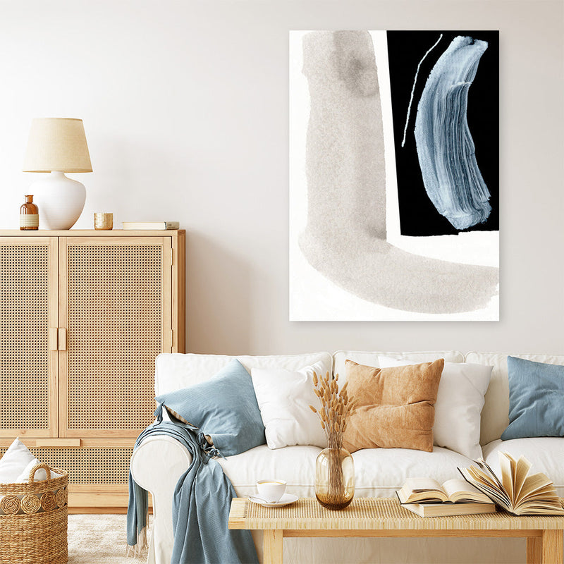 Shop Adjacent 1 Canvas Print a painted abstract themed framed canvas wall art print from The Print Emporium artwork collection - Buy Australian made fine art painting style stretched canvas prints for the home and your interior decor space, TPE-DH-003-CA-35X46-NF
