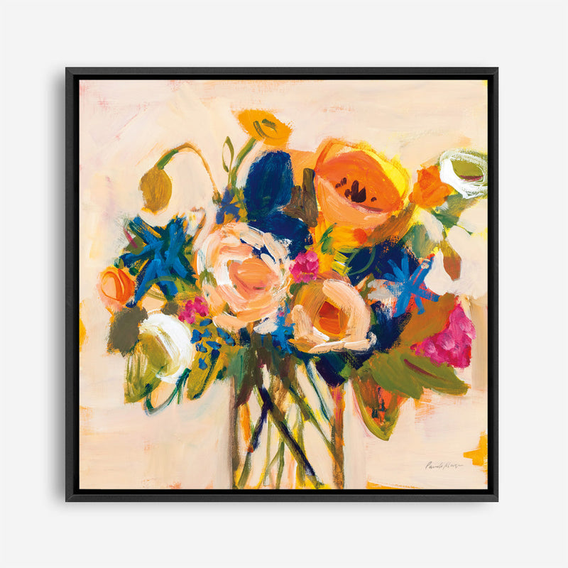Shop Boho Blooms (Square) Canvas Print a floral themed painted framed canvas wall art print from The Print Emporium artwork collection - Buy Australian made fine art painting style stretched canvas prints for the home and your interior decor space, TPE-WA-70540-CA-40X40-NF
