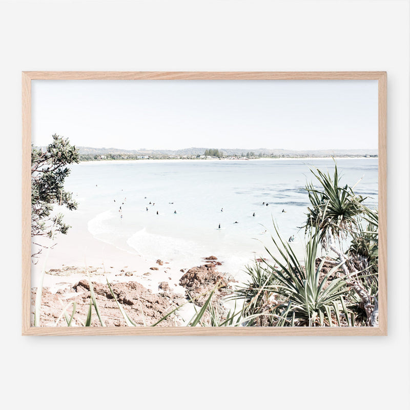 Shop Byron The Pass I Photo Art Print a coastal themed photography wall art print from The Print Emporium wall artwork collection - Buy Australian made fine art poster and framed prints for the home and your interior decor, TPE-1003-AP