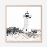 Shop Cape Cod Lighthouse II (Square) Photo Art Print a coastal themed photography wall art print from The Print Emporium wall artwork collection - Buy Australian made fine art poster and framed prints for the home and your interior decor, TPE-803-AP