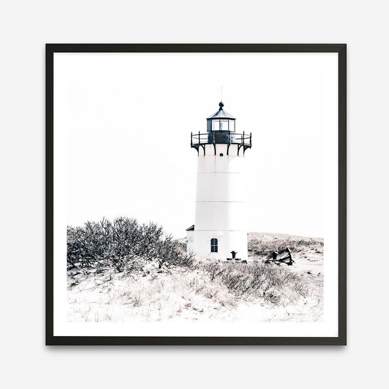 Shop Cape Cod Lighthouse II (Square) Photo Art Print a coastal themed photography wall art print from The Print Emporium wall artwork collection - Buy Australian made fine art poster and framed prints for the home and your interior decor, TPE-803-AP