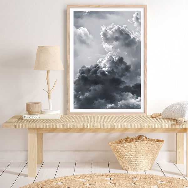 Shop Cloudscape Art Print a painted style wall art print from The Print Emporium wall artwork collection - Buy Australian made fine art painting style poster and framed prints for the home and your interior decor room, TPE-020-AP