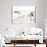 Shop Coastal Walk Photo Canvas Print a coastal themed photography framed stretched canvas print from The Print Emporium wall artwork collection - Buy Australian made prints for the home and your interior decor space, TPE-1249-CA-35X46-NF