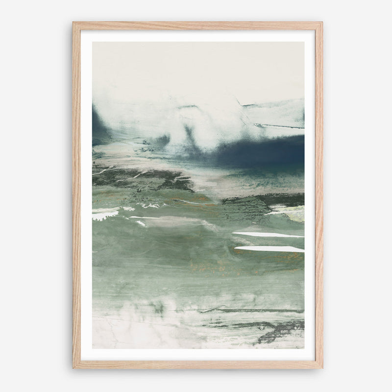 Shop Emerald Daze II Art Print a painted abstract themed wall art print from The Print Emporium wall artwork collection - Buy Australian made fine art painting style poster and framed prints for the home and your interior decor room, TPE-PC-PM042-AP