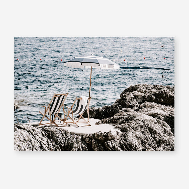 Shop Fontelina Chairs V Photo Art Print a coastal themed photography wall art print from The Print Emporium wall artwork collection - Buy Australian made fine art poster and framed prints for the home and your interior decor, TPE-1048-AP