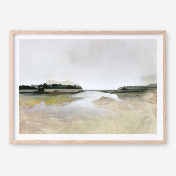 Shop Gold Lake View Art Print a painted abstract themed wall art print from The Print Emporium wall artwork collection - Buy Australian made fine art painting style poster and framed prints for the home and your interior decor room, TPE-DH-352-AP