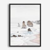 Shop Great Ocean Road I Canvas Print a coastal themed painted framed canvas wall art print from The Print Emporium artwork collection - Buy Australian made fine art painting style stretched canvas prints for the home and your interior decor space, TPE-315-CA-35X46-NF