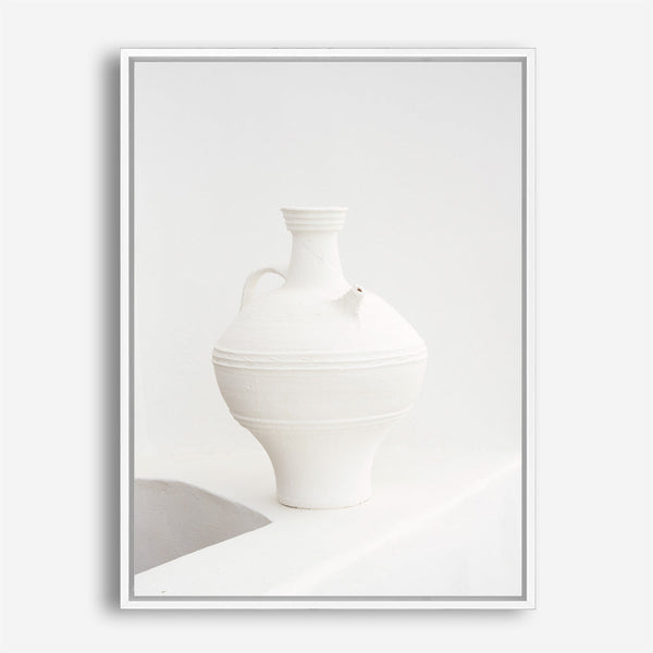 Shop Grecian Vessel Photo Canvas Print a coastal themed photography framed stretched canvas print from The Print Emporium wall artwork collection - Buy Australian made prints for the home and your interior decor space, TPE-1331-CA-35X46-NF