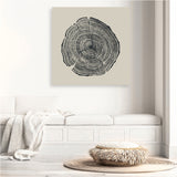 Shop Hand-Drawn Oak (Square) Canvas Print a painted abstract themed framed canvas wall art print from The Print Emporium artwork collection - Buy Australian made fine art painting style stretched canvas prints for the home and your interior decor space, TPE-DH-165-CA-40X40-NF
