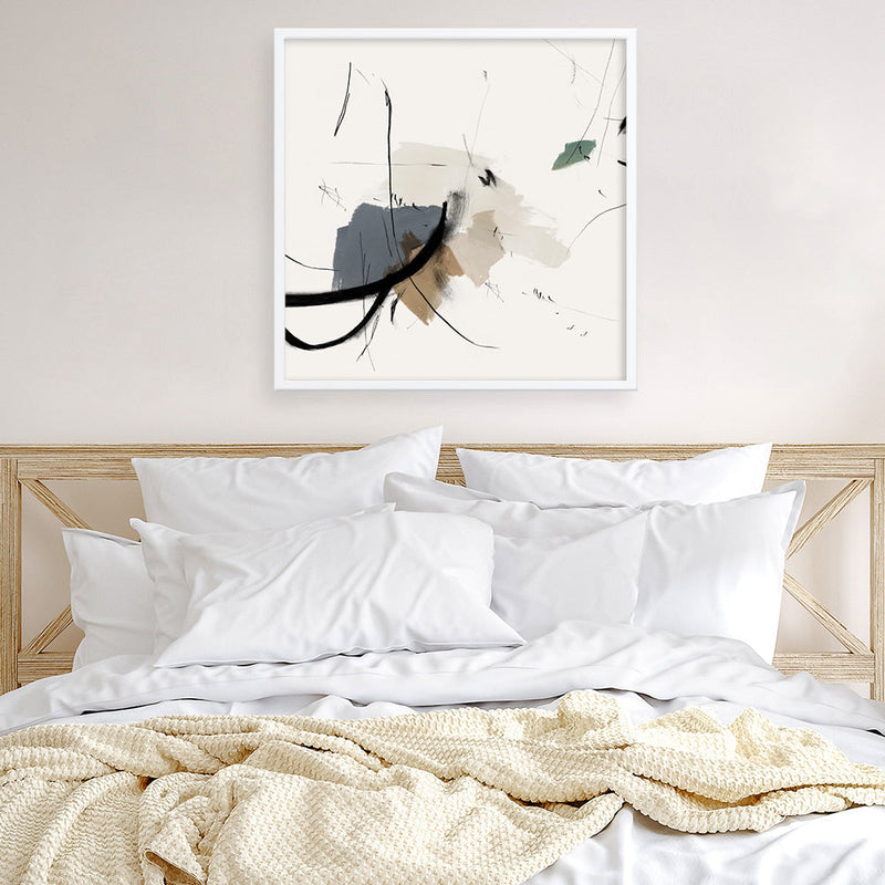 Shop Heavenly I (Square) Art Print a painted abstract themed wall art print from The Print Emporium wall artwork collection - Buy Australian made fine art painting style poster and framed prints for the home and your interior decor room, TPE-PC-PI510-AP