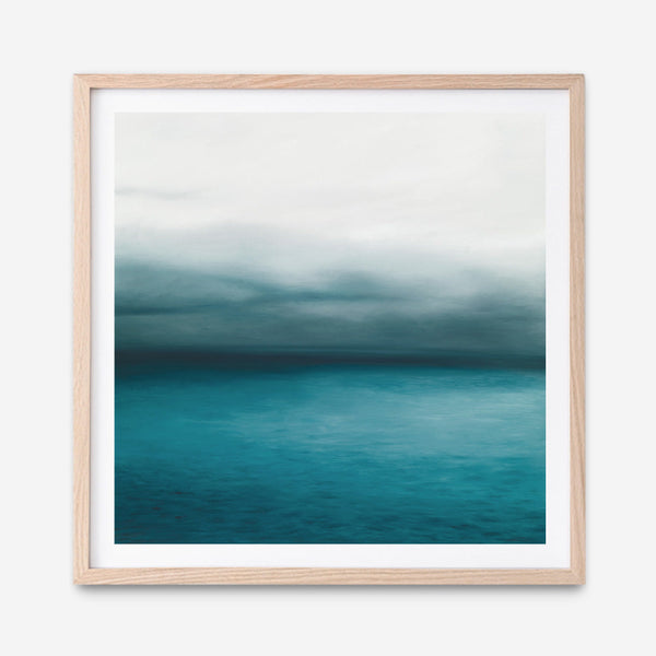 Shop Horizon (Square) Art Print a coastal themed painted wall art print from The Print Emporium wall artwork collection - Buy Australian made fine art painting style poster and framed prints for the home and your interior decor room, TPE-069-AP