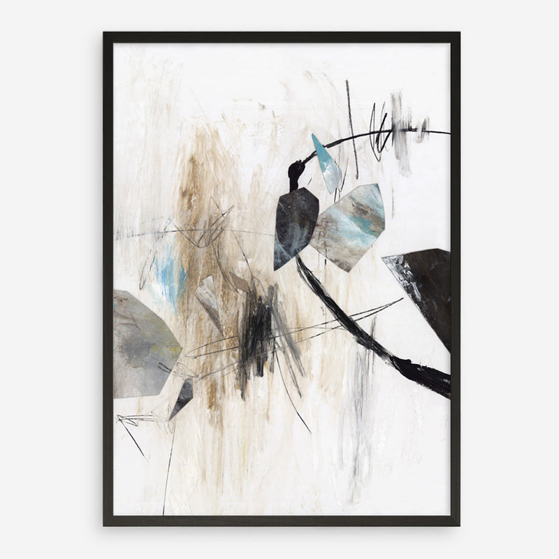 Shop Inked In Black I Art Print a painted abstract themed wall art print from The Print Emporium wall artwork collection - Buy Australian made fine art painting style poster and framed prints for the home and your interior decor room, TPE-PC-PG620-AP