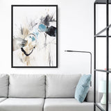 Shop Inked In Black II Canvas Print a painted abstract themed framed canvas wall art print from The Print Emporium artwork collection - Buy Australian made fine art painting style stretched canvas prints for the home and your interior decor space, TPE-PC-PG621-CA-35X46-NF