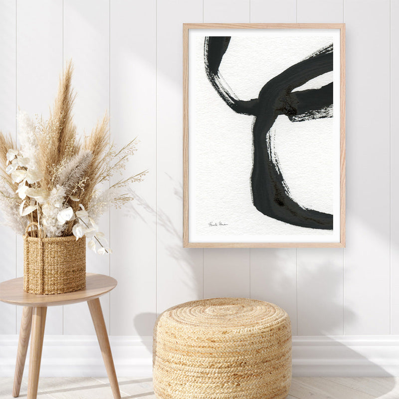 Shop Inky IV Art Print a painted abstract themed wall art print from The Print Emporium wall artwork collection - Buy Australian made fine art painting style poster and framed prints for the home and your interior decor room, TPE-WA-76839-AP