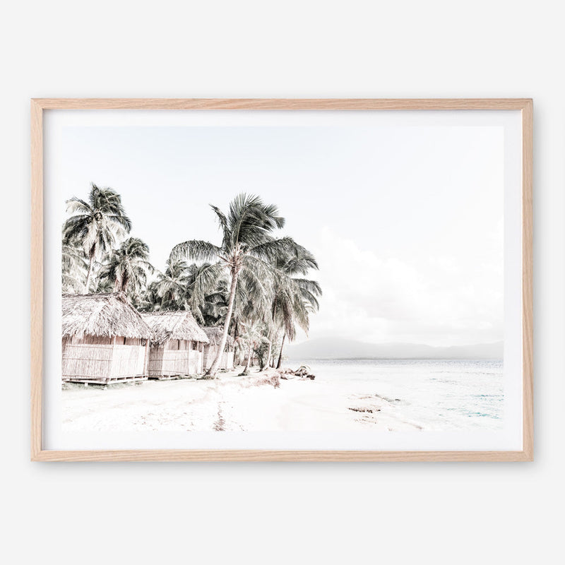 Shop Island Huts Photo Art Print a coastal themed photography wall art print from The Print Emporium wall artwork collection - Buy Australian made fine art poster and framed prints for the home and your interior decor, TPE-689-AP