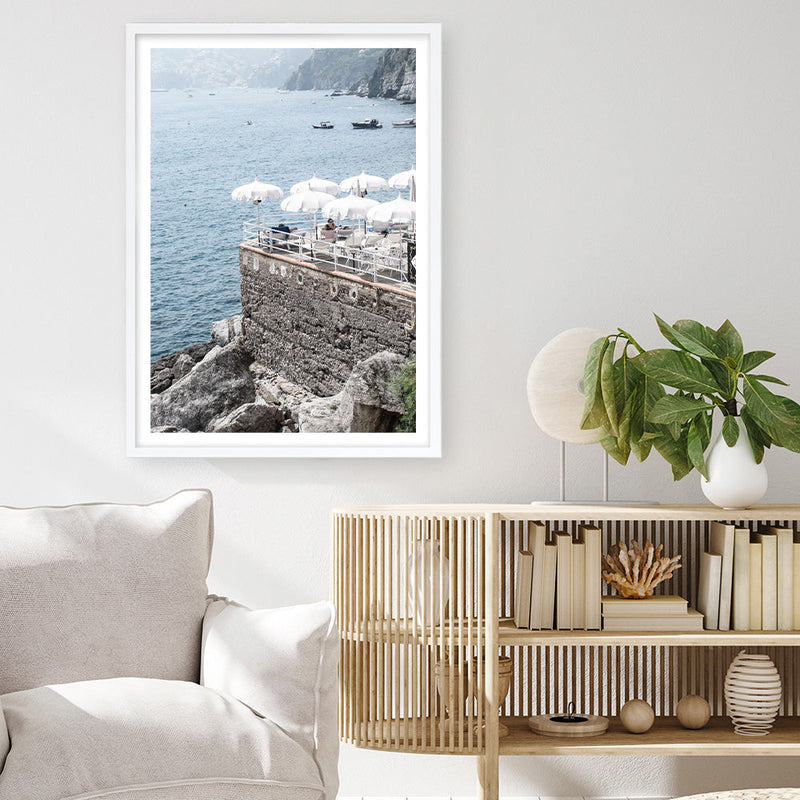 Shop La Dolce Vita II Photo Art Print a coastal themed photography wall art print from The Print Emporium wall artwork collection - Buy Australian made fine art poster and framed prints for the home and your interior decor, TPE-1215-AP