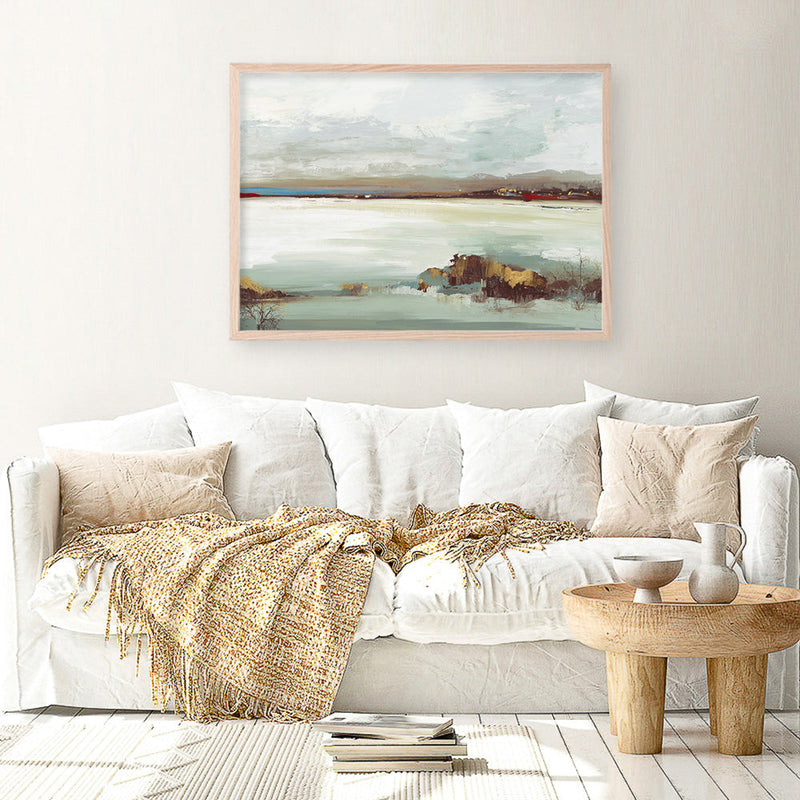 Shop Little Country I Art Print a painted abstract themed wall art print from The Print Emporium wall artwork collection - Buy Australian made fine art painting style poster and framed prints for the home and your interior decor room, TPE-PC-JN235-AP