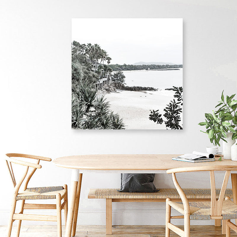 Shop Little Cove I (Square) Photo Canvas a coastal themed photography framed stretched canvas print from The Print Emporium wall artwork collection - Buy Australian made prints for the home and your interior decor space, TPE-603-CA-40X40-NF