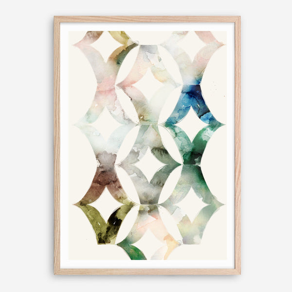 Shop Morocgraphic II Art Print a painted abstract themed wall art print from The Print Emporium wall artwork collection - Buy Australian made fine art painting style poster and framed prints for the home and your interior decor room, TPE-PC-SE216-AP