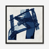 Shop Navy Paths I (Square) Art Print a painted abstract themed wall art print from The Print Emporium wall artwork collection - Buy Australian made fine art painting style poster and framed prints for the home and your interior decor room, TPE-PC-WZ081-AP