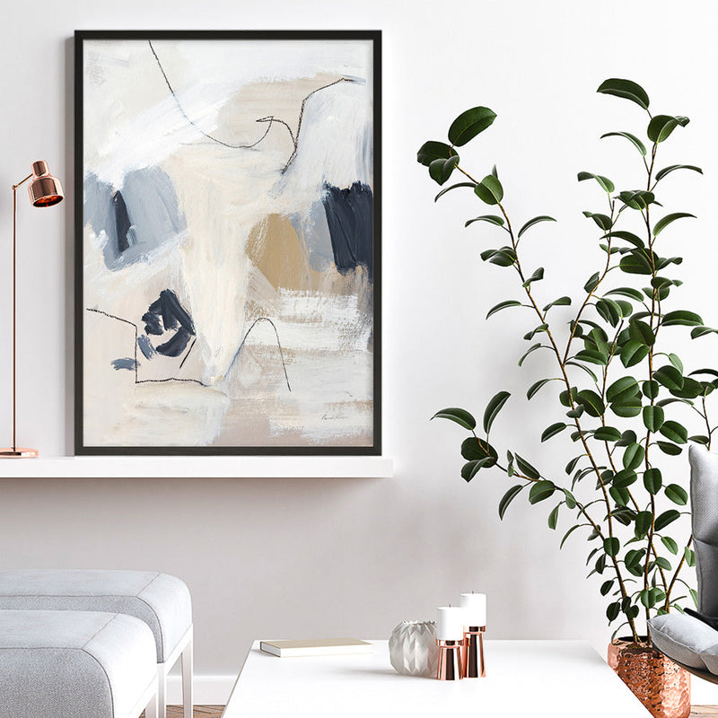 Shop Neutral Abstract II Art Print a painted abstract themed wall art print from The Print Emporium wall artwork collection - Buy Australian made fine art painting style poster and framed prints for the home and your interior decor room, TPE-WA-69764-AP