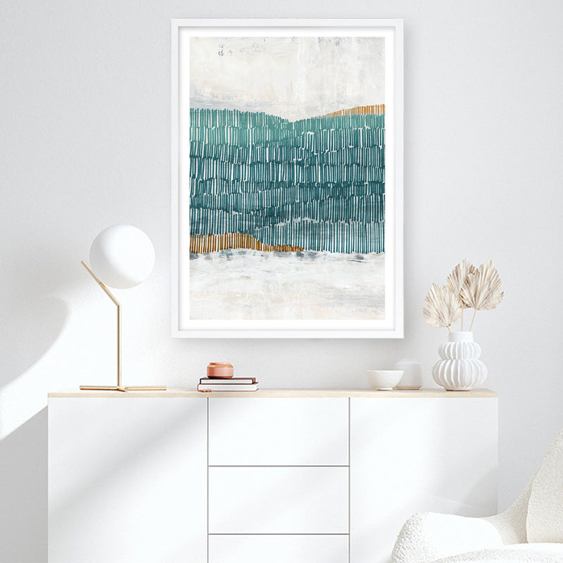 Shop Ocean Park II Art Print a painted abstract themed wall art print from The Print Emporium wall artwork collection - Buy Australian made fine art painting style poster and framed prints for the home and your interior decor room, TPE-PC-PI576-AP