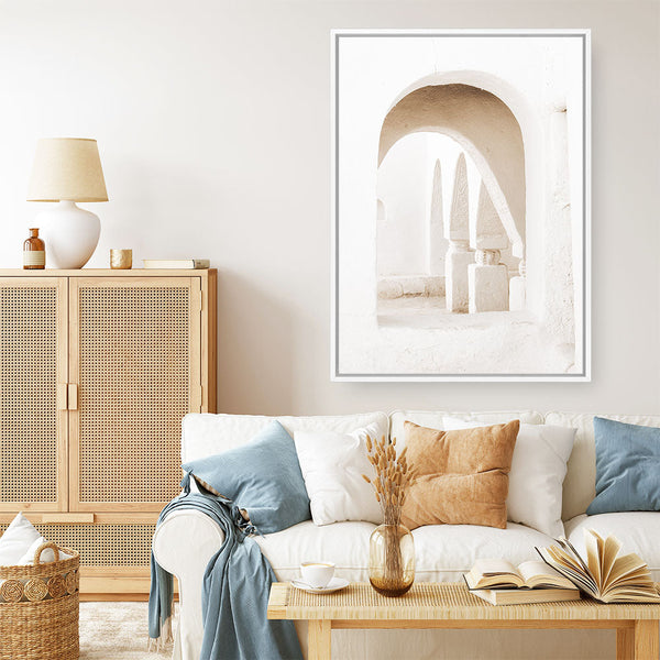 Shop Old Arch II Photo Canvas Print a Moroccan desert boho themed photography framed stretched canvas print from The Print Emporium wall artwork collection - Buy Australian made prints for the home and your interior decor space, TPE-1143-CA-35X46-NF