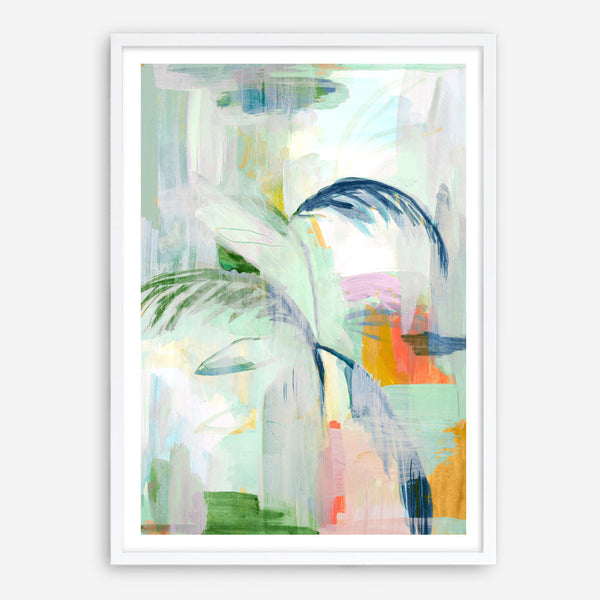 Shop Palm City Art Print a painted abstract themed wall art print from The Print Emporium wall artwork collection - Buy Australian made fine art painting style poster and framed prints for the home and your interior decor room, TPE-PC-HN055-AP