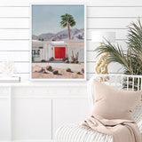 Shop Palm Springs Doorway 4 Art Print a coastal themed painted wall art print from The Print Emporium wall artwork collection - Buy Australian made fine art painting style poster and framed prints for the home and your interior decor room, TPE-206-AP