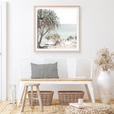 Shop Palm Tree Views (Square) Photo Art Print a coastal themed photography wall art print from The Print Emporium wall artwork collection - Buy Australian made fine art poster and framed prints for the home and your interior decor, TPE-452-AP