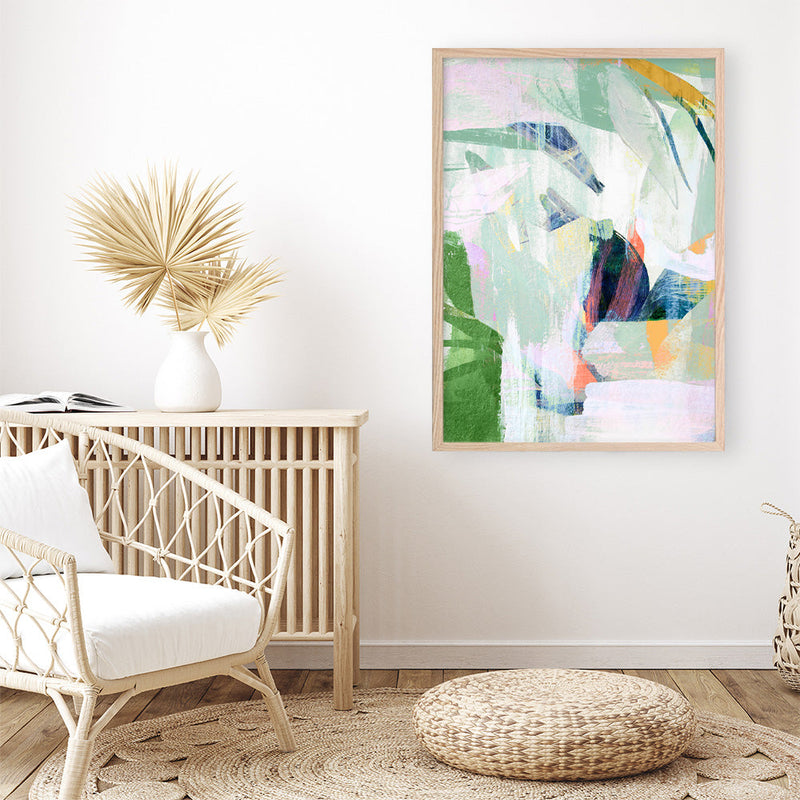 Shop Paradise Sunrise I Art Print a painted abstract themed wall art print from The Print Emporium wall artwork collection - Buy Australian made fine art painting style poster and framed prints for the home and your interior decor room, TPE-PC-HN056-AP