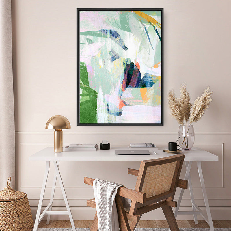 Shop Paradise Sunrise I Canvas Print a painted abstract themed framed canvas wall art print from The Print Emporium artwork collection - Buy Australian made fine art painting style stretched canvas prints for the home and your interior decor space, TPE-PC-HN056-CA-35X46-NF
