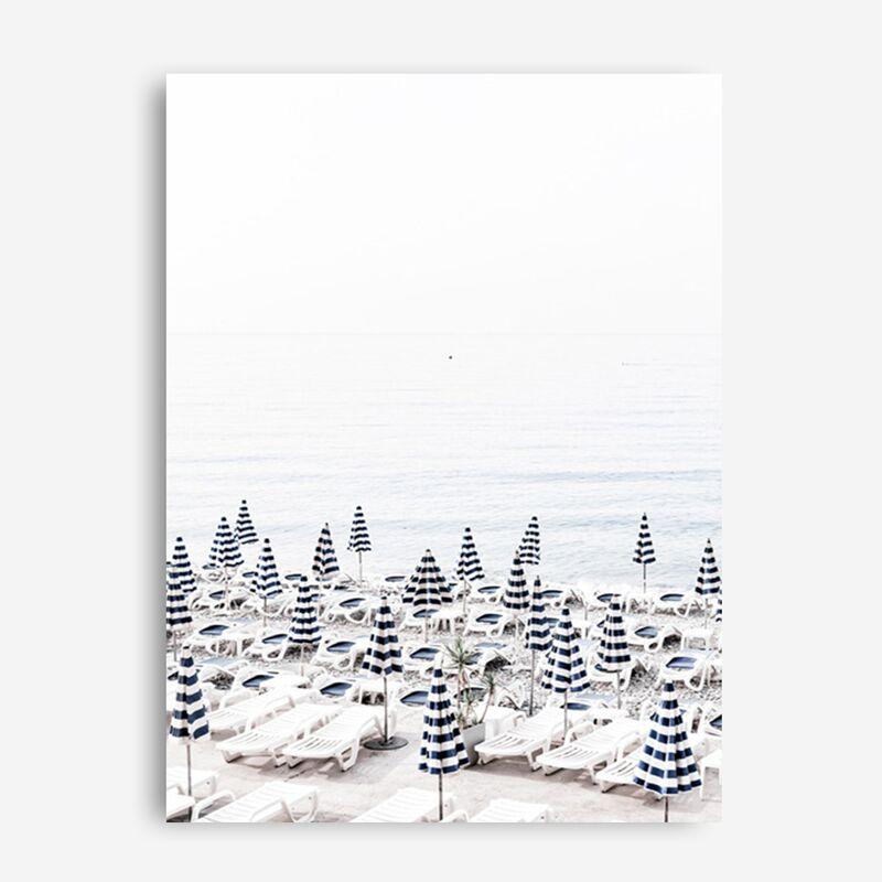 Shop Parasols I Photo Canvas Print a coastal themed photography framed stretched canvas print from The Print Emporium wall artwork collection - Buy Australian made prints for the home and your interior decor space, TPE-562-CA-35X46-NF