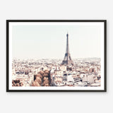 Shop Paris Skyline Photo Art Print an Eiffel Tower France themed photography wall art print from The Print Emporium wall artwork collection - Buy Australian made fine art poster and framed prints for the home and your interior decor room, TPE-297-AP