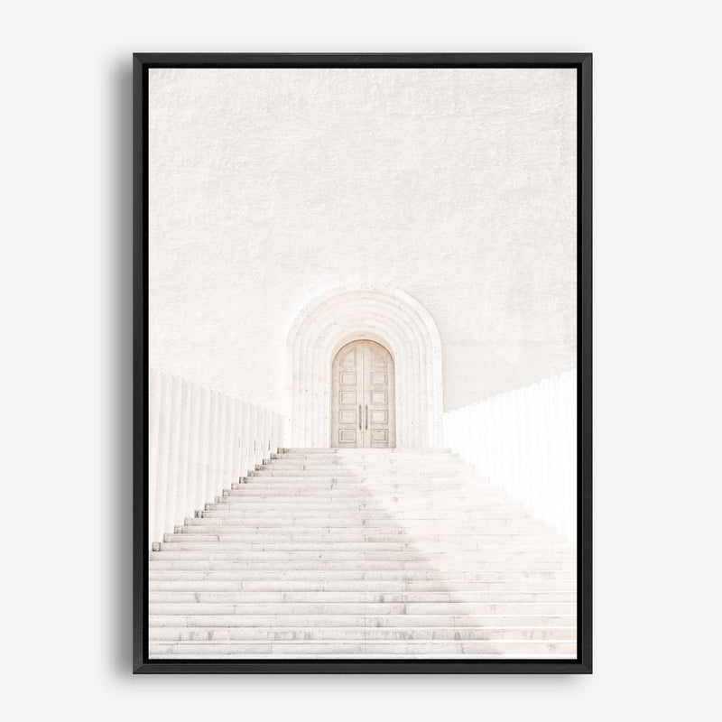 Shop Pastel Doorway II Photo Canvas Print a Moroccan desert boho themed photography framed stretched canvas print from The Print Emporium wall artwork collection - Buy Australian made prints for the home and your interior decor space, TPE-1121-CA-35X46-NF