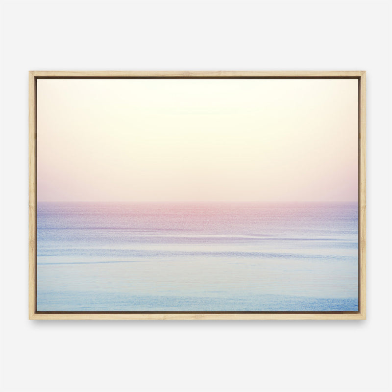 Shop Pastel Sunset Photo Canvas Print a coastal themed photography framed stretched canvas print from The Print Emporium wall artwork collection - Buy Australian made prints for the home and your interior decor space, TPE-110-CA-35X46-NF