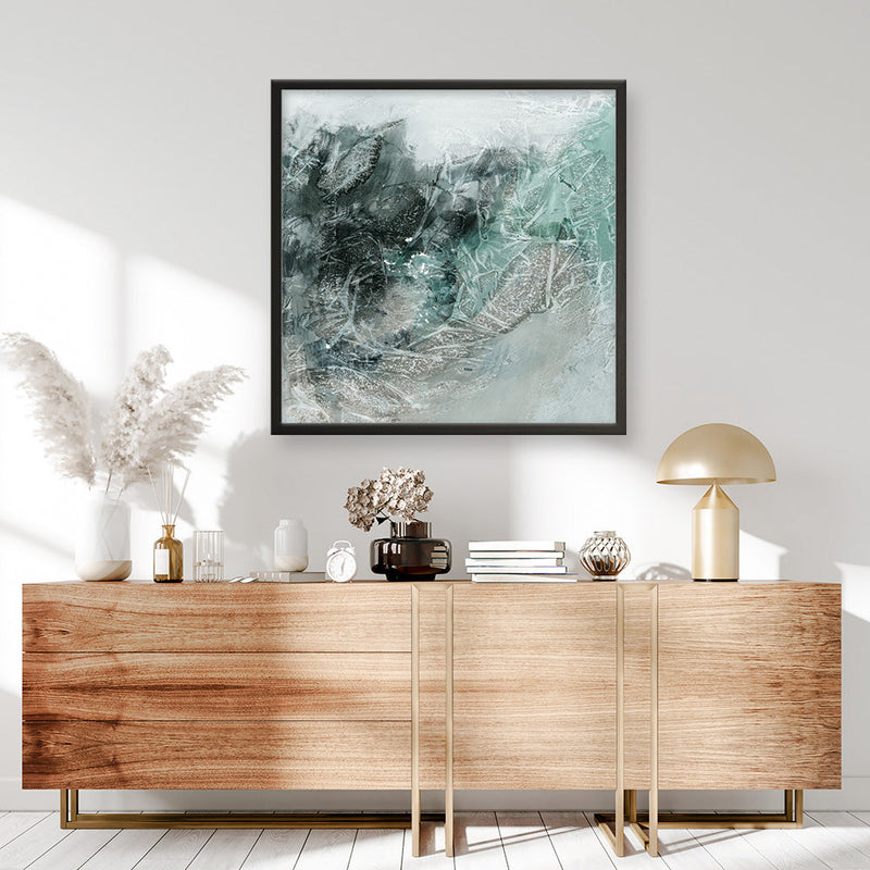 Shop Radiant Night (Square) Art Print a painted abstract themed wall art print from The Print Emporium wall artwork collection - Buy Australian made fine art painting style poster and framed prints for the home and your interior decor room, TPE-PC-PI520-AP
