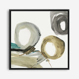 Shop Rings And Lines II (Square) Canvas Print a painted abstract themed framed canvas wall art print from The Print Emporium artwork collection - Buy Australian made fine art painting style stretched canvas prints for the home and your interior decor space, TPE-PC-PG628-CA-40X40-NF