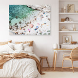 Shop Salento Beach Day I Photo Canvas Print a coastal themed photography framed stretched canvas print from The Print Emporium wall artwork collection - Buy Australian made prints for the home and your interior decor space, TPE-1188-CA-35X46-NF
