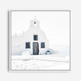 Shop Santorini I (Square) Photo Canvas a coastal themed photography framed stretched canvas print from The Print Emporium wall artwork collection - Buy Australian made prints for the home and your interior decor space, TPE-943-CA-40X40-NF
