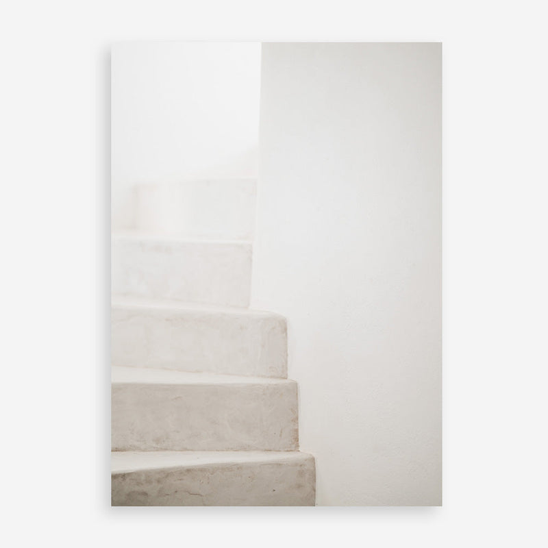 Shop Santorini Stairs Photo Art Print a coastal themed photography wall art print from The Print Emporium wall artwork collection - Buy Australian made fine art poster and framed prints for the home and your interior decor, TPE-1237-AP