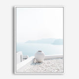 Shop Santorini Summer III Photo Canvas Print a coastal themed photography framed stretched canvas print from The Print Emporium wall artwork collection - Buy Australian made prints for the home and your interior decor space, TPE-1172-CA-35X46-NF